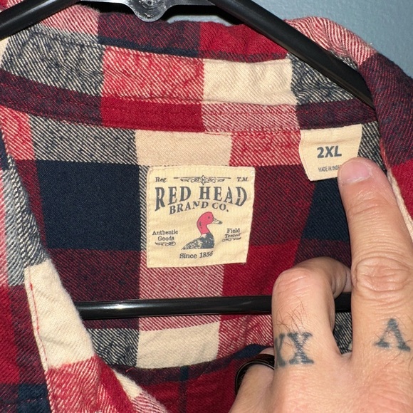 RedHead Men's Multicolor Plaid Button Down Shirt - Picture 4 of 4